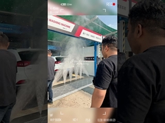 Herzlich willkommen Kunden aus dem Iran kommen, um unsere Fabrik zu besuchen!Kolon Autowaschmaschine verdient Ihr Vertrauen!