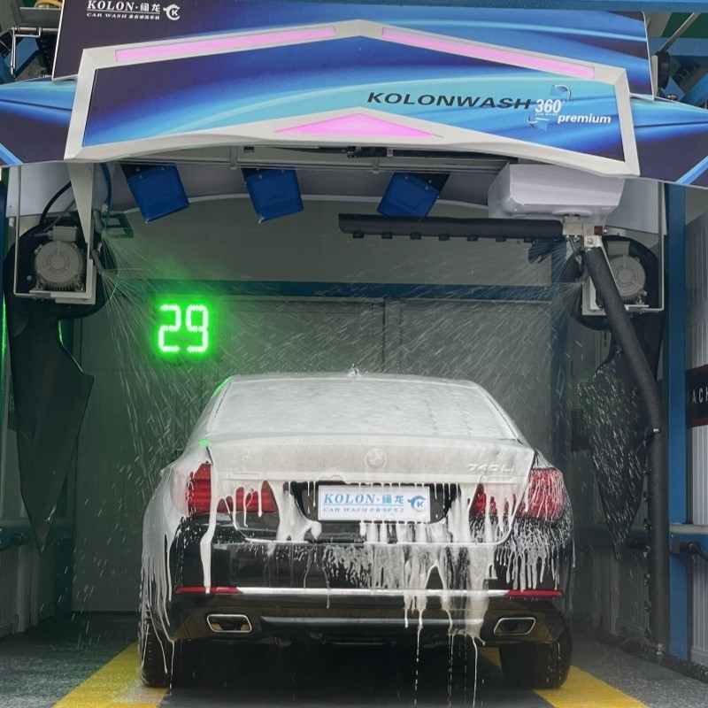 Automatische berührungslose berührungslose Autowaschmaschine KL360 Premium 22kw Wasserpumpe, 33kw Lufttrockner