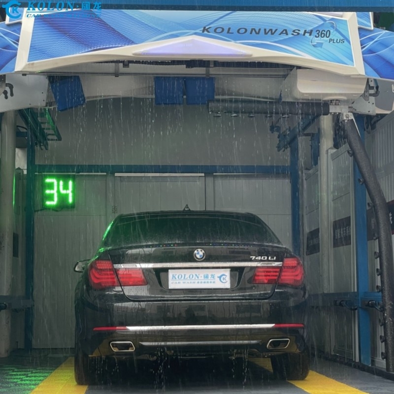 Automatische berührungsfreie Autowaschmaschine Ausrüstung KL-360 PLUS 22kw Wasserpumpe 22kw Lüfter