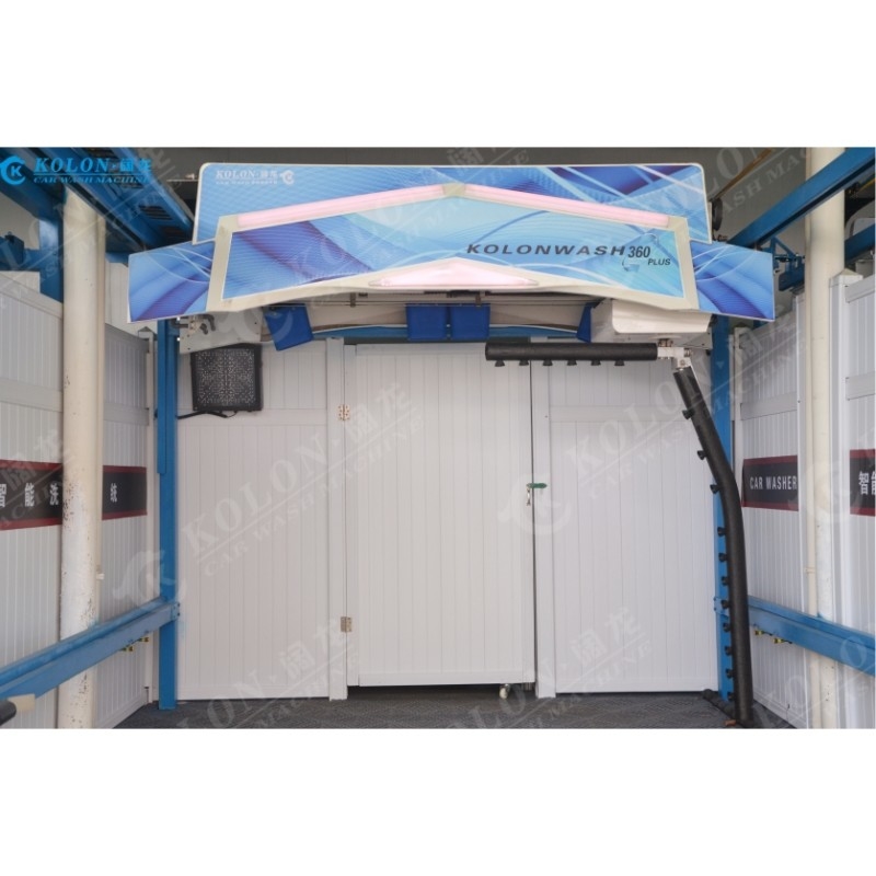 Automatische berührungsfreie Autowaschmaschine Ausrüstung KL-360 PLUS 22kw Wasserpumpe 22kw Lüfter