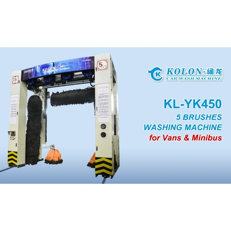 Roll Over 5 Bürsten Automatische Waschmaschine Bläser Fest KL-YK450 Waschmaschine