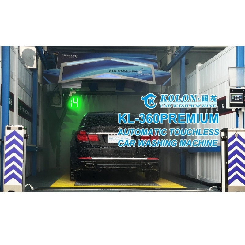 Automatische berührungslose berührungslose Autowaschmaschine KL360 Premium 22kw Wasserpumpe, 33kw Lufttrockner