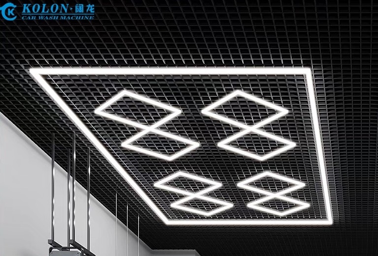 Hot Seller 6500K hexagonaler Garage-LED-Licht Decken-Licht-Gitter-LED-Licht Garage-Automobil-LED
