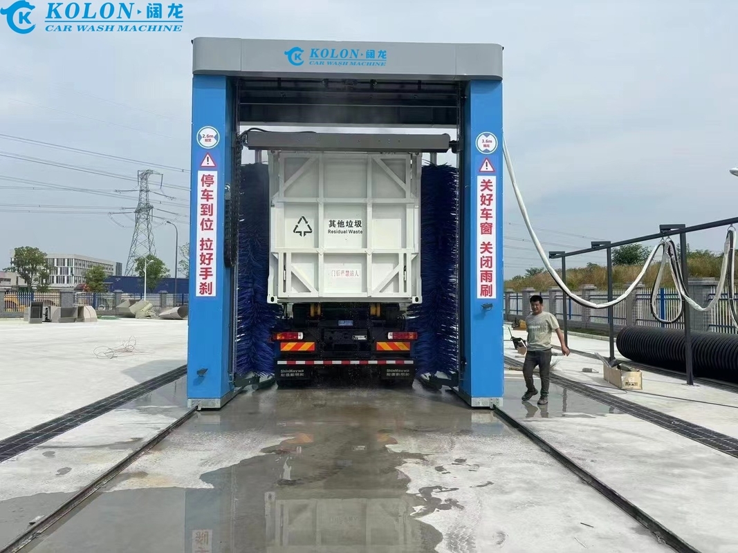 Wasser sparsame Buswaschmaschine KL-EN1 mit 3-5 Minuten Waschzeit und 67 kW Leistung