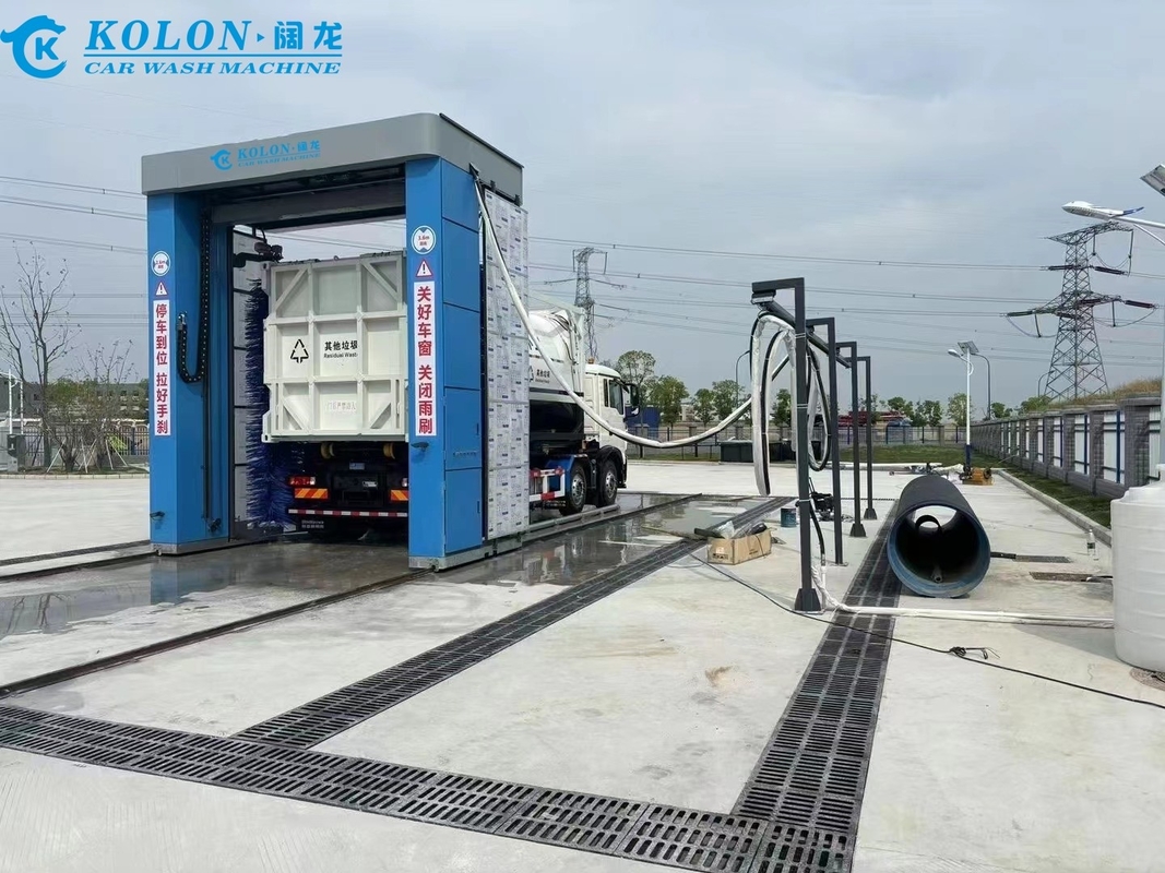Wasser sparsame Buswaschmaschine KL-EN1 mit 3-5 Minuten Waschzeit und 67 kW Leistung