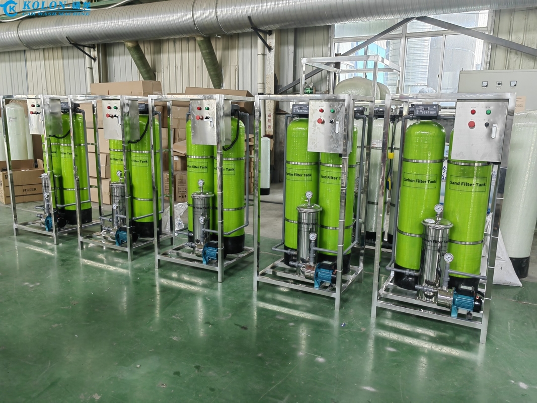 Kolon Silber Abwasserbehandlungssystem Edelstahlrahmen Fünfstufige Filtrationsanlage