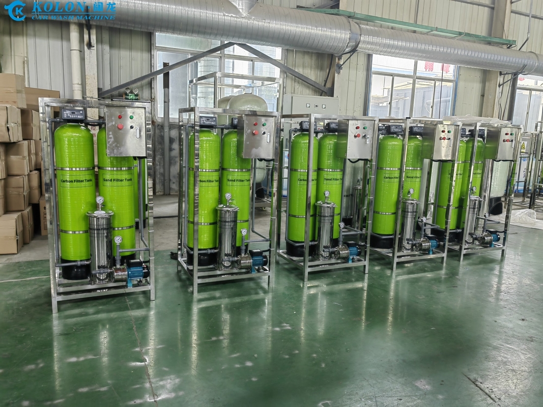 Kolon Silber Abwasserbehandlungssystem Edelstahlrahmen Fünfstufige Filtrationsanlage