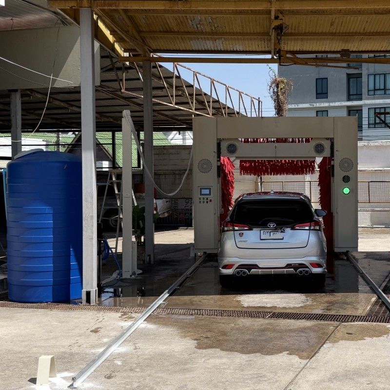 Kolon Hot Dip Galvanized Stahlrahmen für Langlebigkeit und Korrosionsbeständigkeit in der vollautomatischen Roll-Over Autowaschmaschine