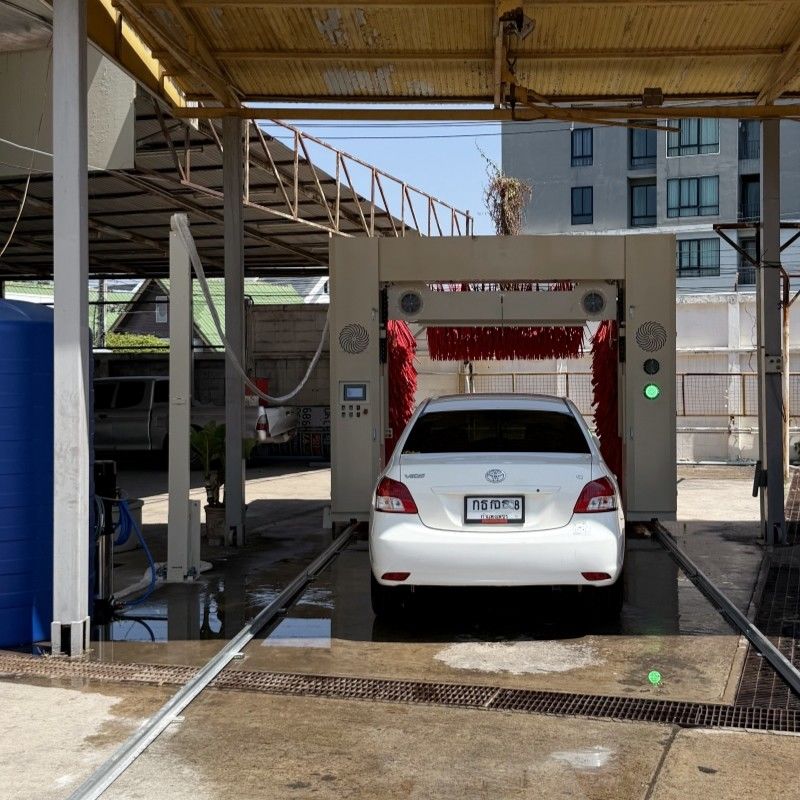 Kolon Hot Dip Galvanized Stahlrahmen für Langlebigkeit und Korrosionsbeständigkeit in der vollautomatischen Roll-Over Autowaschmaschine