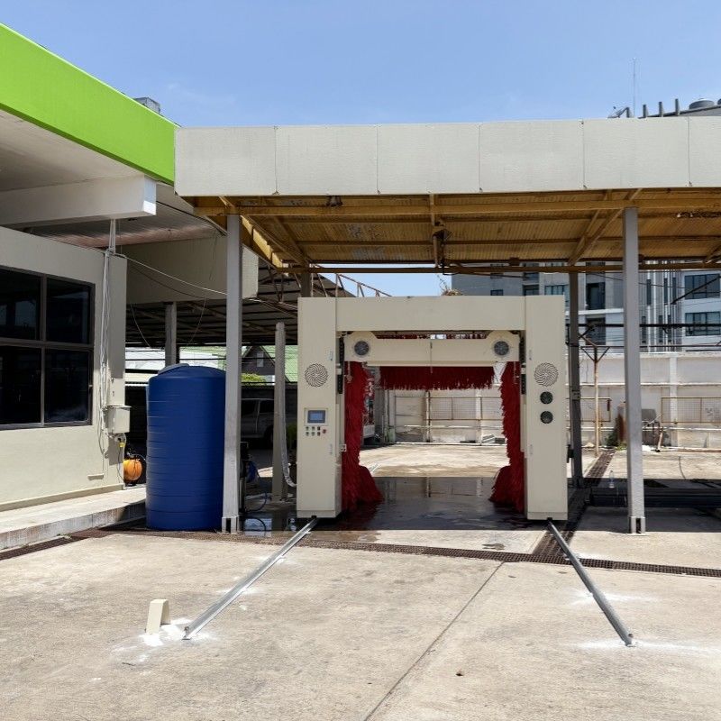 Kolon Hot Dip Galvanized Stahlrahmen für Langlebigkeit und Korrosionsbeständigkeit in der vollautomatischen Roll-Over Autowaschmaschine