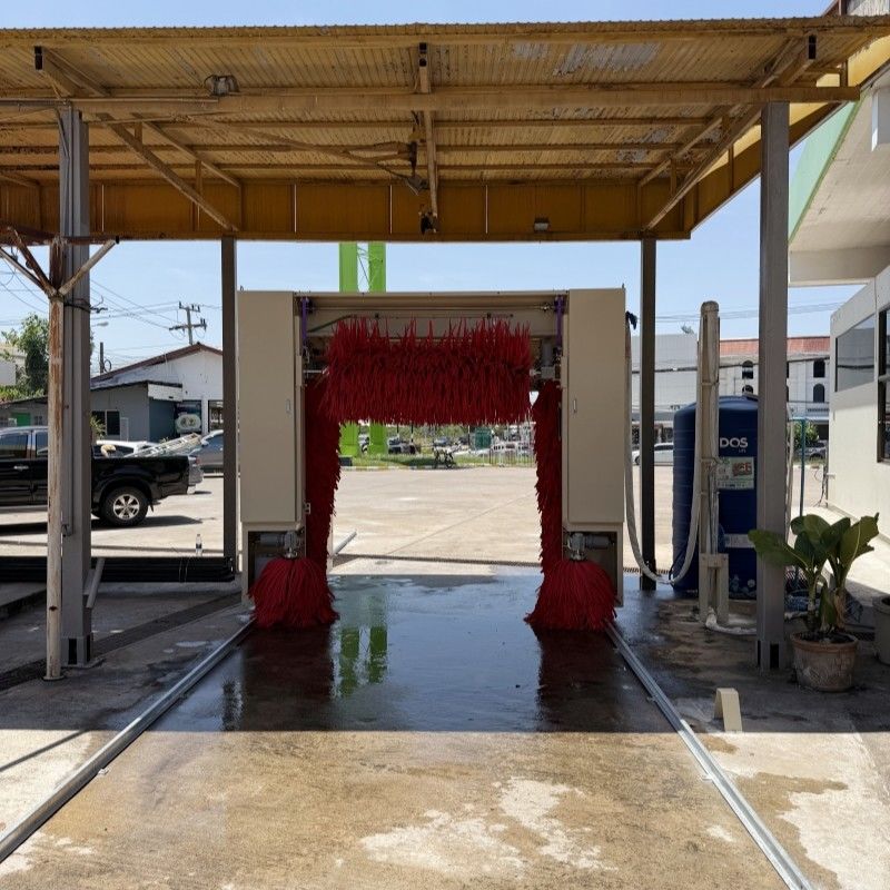 Kolon Hot Dip Galvanized Stahlrahmen für Langlebigkeit und Korrosionsbeständigkeit in der vollautomatischen Roll-Over Autowaschmaschine