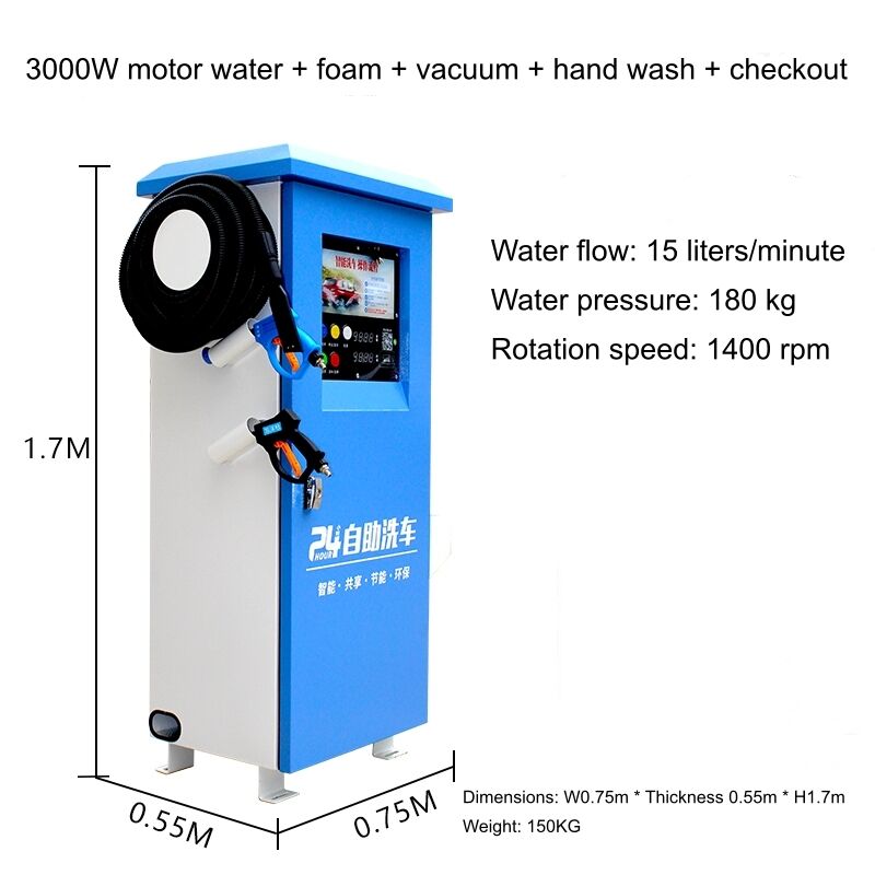 ZL-05KL Selbstbedienungswaschmaschine 3,0 kW All-in-One Zahlung Reinigungssystem