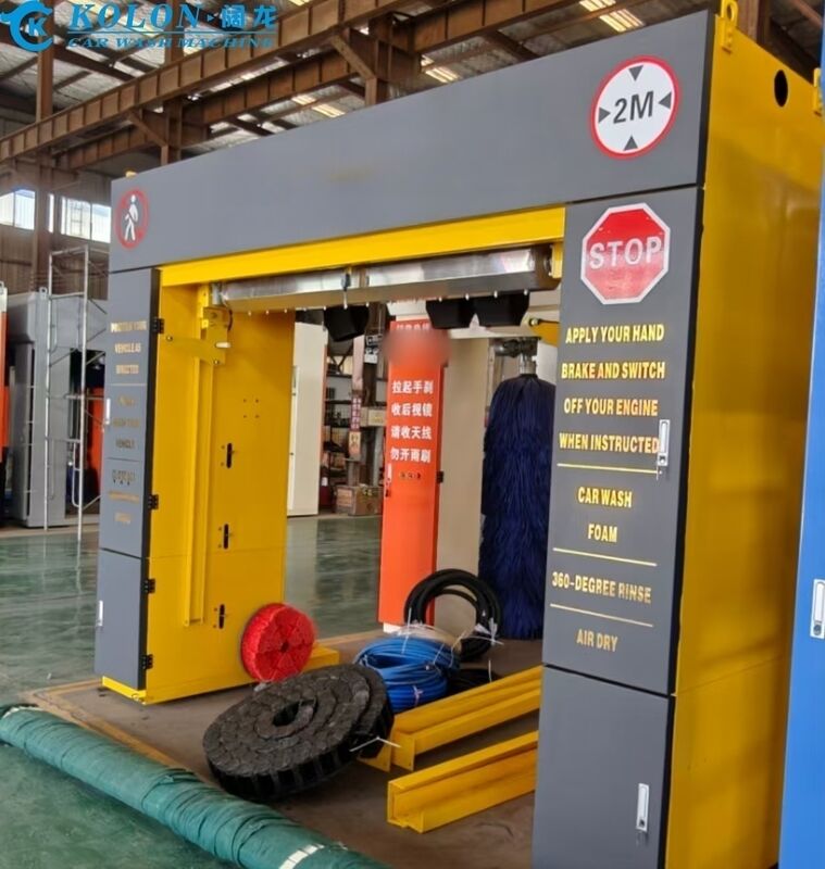 Kolon KL-6VF Rollover Car Wash Machine featuring modular design allowing easy upgrades and customization according to business growth