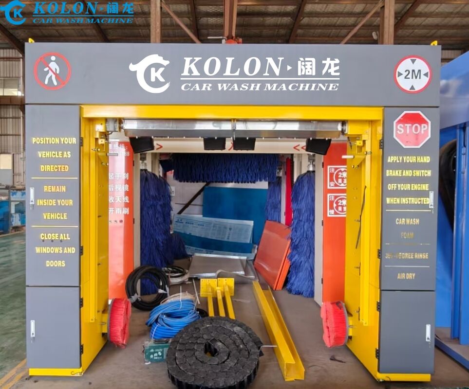Kolon KL-6VF Rollover Car Wash Machine featuring modular design allowing easy upgrades and customization according to business growth